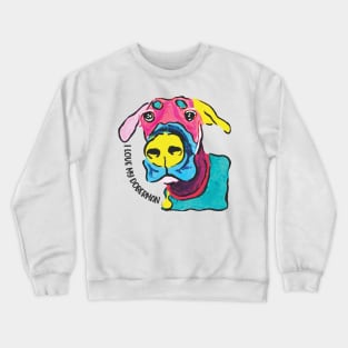 I love my Doberman natural ears Crewneck Sweatshirt